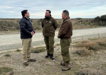 Seremi de Seguridad Pública inspecciona operatividad del Retén Fronterizo Cañadón Grande.