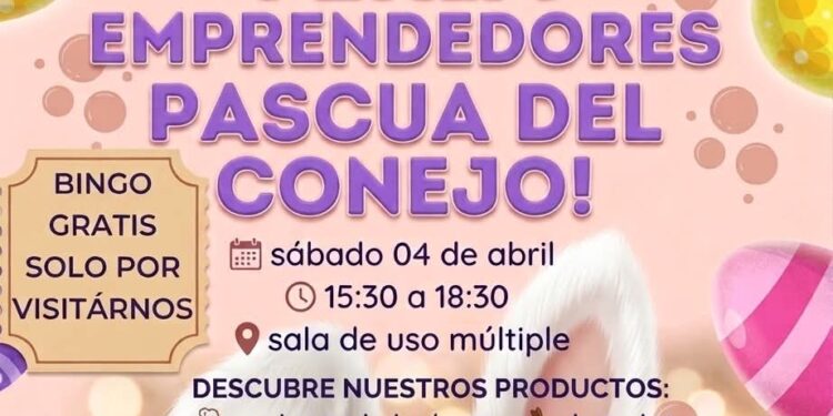 Municipalidad de Porvenir invita para este sábado a Feria de Emprendedores por la Pascua del Conejo.