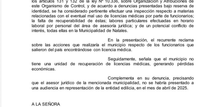 Contraloría detecta irregularidades en la Municipalidad de Puerto Natales y cuestiona lentitud en sumarios