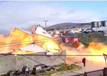 Hombre resulta con graves quemaduras tras explosión de vivienda en Punta Arenas