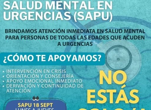 Refuerzan atención de salud mental en urgencias de Punta Arenas con apoyo psicosocial en SAPU