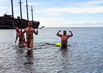 Río Verde se prepara para histórica travesía a nado del Canal Fitz Roy