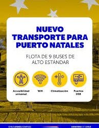 Puerto Natales se prepara para hito histórico: Buses de transporte público mayor iniciarán operaciones entre julio y agosto.