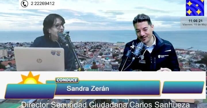 Noticia positiva en Magallanes: junto con destacar el trabajo de seguridad ciudadana, se anuncia proyecto de inteligencia artificial.