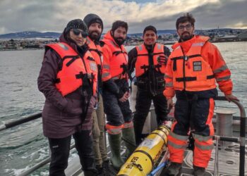 INACH revela resultados de histórica misión oceanográfica con vehículo submarino autónomo en el estrecho de Magallanes