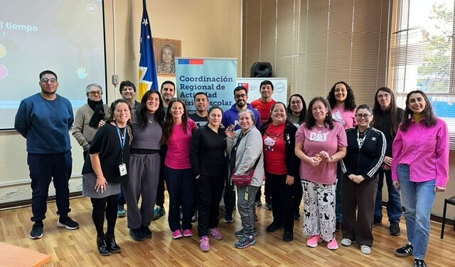 Docentes de Educación Física en Punta Arenas se capacitan con SENDA en prevención de consumo de sustancias.