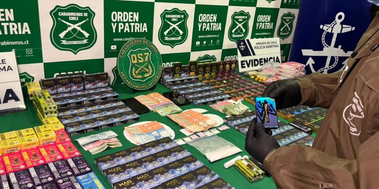 Red de tráfico de drogas operaba hacia Magallanes, cuatro detenidos, ketamina, cannabis y una investigación iniciada en embarcaciones
