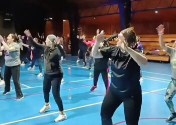 ¡A todo ritmo!: Gran convocatoria en Porvenir para conmemorar el Día del Trabajador con Zumba.