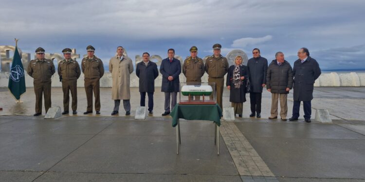 Carabineros inicia en Magallanes recorrido de la Cápsula del Tiempo rumbo a su centenario