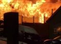 Incendio destruyó por completo una vivienda en el sector Río de la Mano