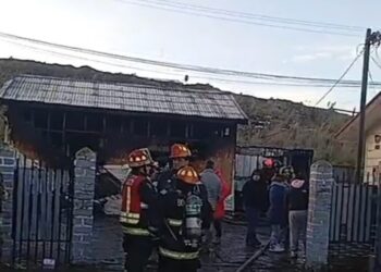 Incendio destruyó por completo vivienda utilizada como peluquería canina en el sector Jardín de la Patagonia