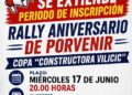 Rally Aniversario de Porvenir extiende el periodo de inscripciones hasta el día de hoy.