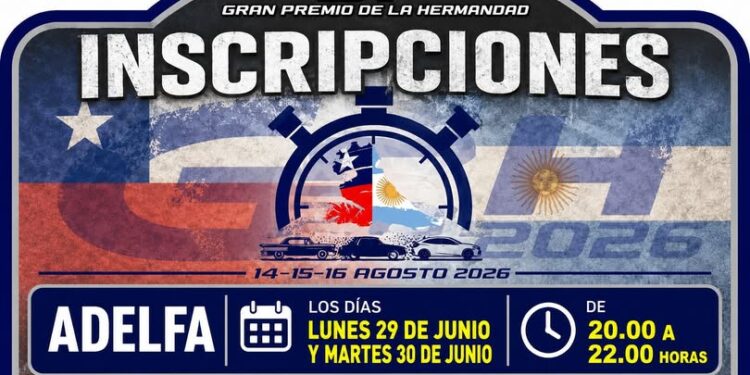 Abren inscripciones para la histórica 51° versión del Gran Premio de la Hermandad.