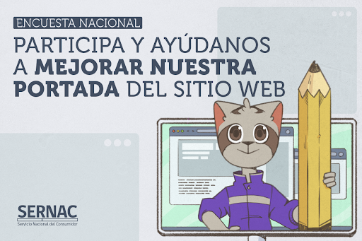 SERNAC invita a consumidores a participar en encuesta para rediseñar su sitio web