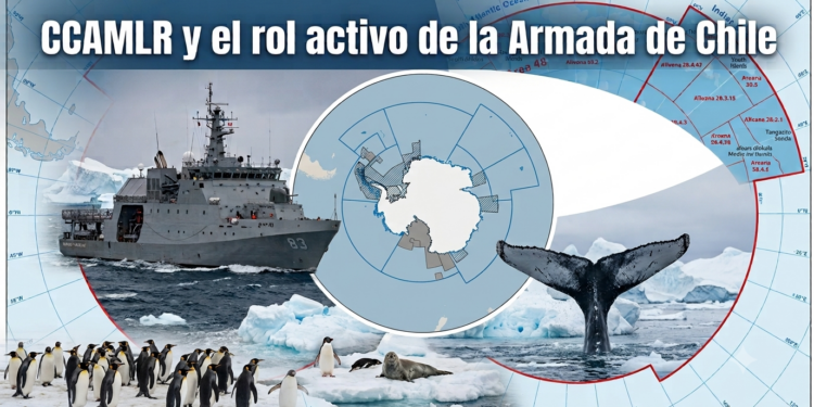 Armada de Chile destaca rol clave en la protección del océano Austral a 44 años de la CCAMLR