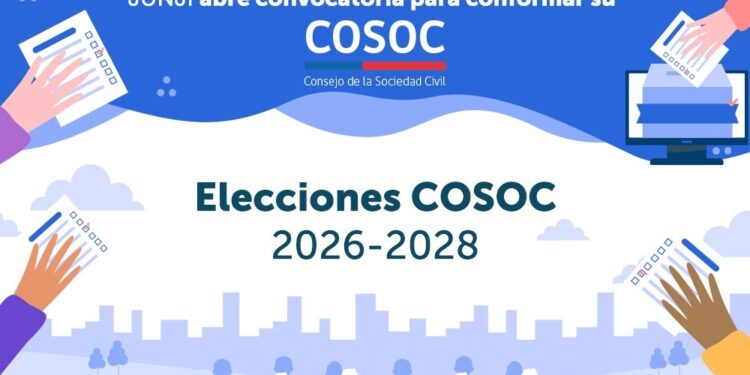 JUNJI abre proceso para elegir nuevo Consejo de la Sociedad Civil e invita a la comunidad a participar