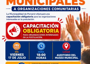 Municipalidad de Porvenir convoca a capacitación obligatoria para el proceso de subvenciones municipales 2026.