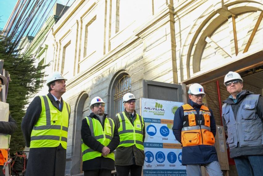 Obras de la futura Biblioteca y Archivo Regional de Magallanes alcanzan un 63% de avance