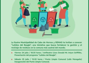 Puerto Williams dará inicio al programa “Latidos del Beagle” para fortalecer el reciclaje y la educación ambiental