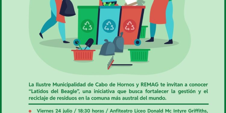 Puerto Williams dará inicio al programa “Latidos del Beagle” para fortalecer el reciclaje y la educación ambiental