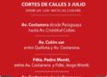 Aplican cortes de tránsito en Avda. Costanera por masivo concierto de Los Bunkers en Las Invernadas.