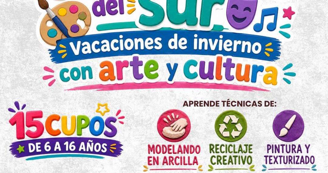 Municipalidad de Cabo de Hornos abre inscripciones para taller artístico gratuito durante las vacaciones de invierno
