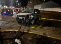 Tres personas lesionadas deja volcamiento de vehículo en la Costanera de Punta Arenas