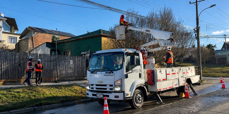 EDELMAG refuerza poda preventiva de árboles para evitar cortes de suministro eléctrico en Punta Arenas