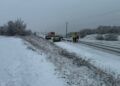 Accidente en la curva Llanuras de Diana obliga a interrumpir tránsito por acumulación de nieve