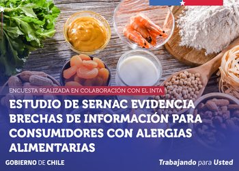 SERNAC detecta barreras para consumidores con alergias e intolerancias alimentarias