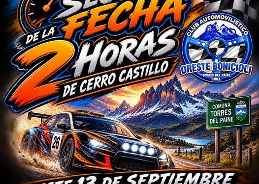 Todo listo para que este fin de semana se dispute la segunda fecha de las «2 Horas de Cerro Castillo 2026».
