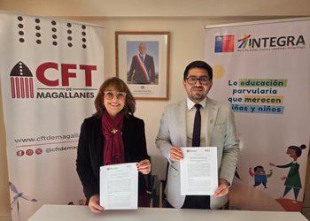 Fundación Integra y el CFT Estatal de Magallanes firman convenio de colaboración para fortalecer procesos educativos y de formación.