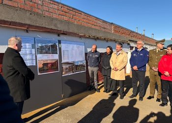 Biministro de Grange presenta el diseño del futuro centro de control de tránsito de magallanes.