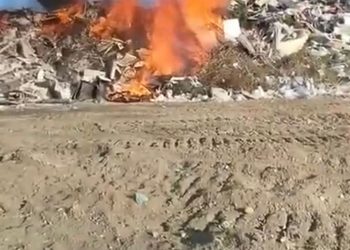 Incendio en sector de chatarra y cachureos moviliza a Bomberos y equipos municipales en Punta Arenas