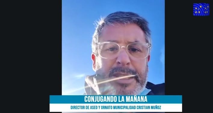 Christian Muñoz, director de Aseo y Ornato del municipio de Punta Arenas confirma que 150 mts cuadros el area afcetda hasta ahora del incendio en el vertedero.