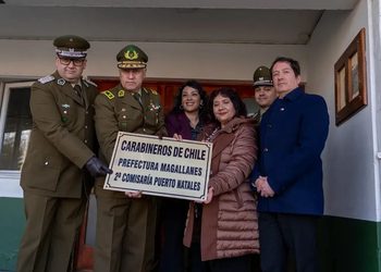 Retiran placa de la Segunda Comisaría de Puerto Natales y comienza proceso para construir nuevo cuartel