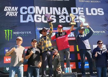La «Armada Magallánica» brilla en la quinta fecha del Campeonato Nacional de Motocross en Punahue.
