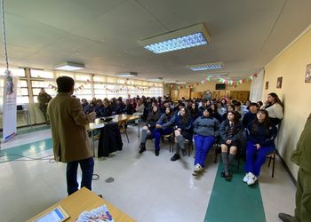 Servicio de Reinserción Social Juvenil ha realizado 11 charlas preventivas a cerca de 400 estudiantes en Magallanes