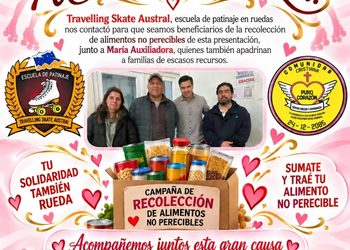 Travelling Skate Austral realizará campaña solidaria de alimentos en Punta Arenas
