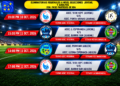 Programación eliminatorias, nivel selecciones Juvenil y Adultos 2da. Fase, partidos de ida.