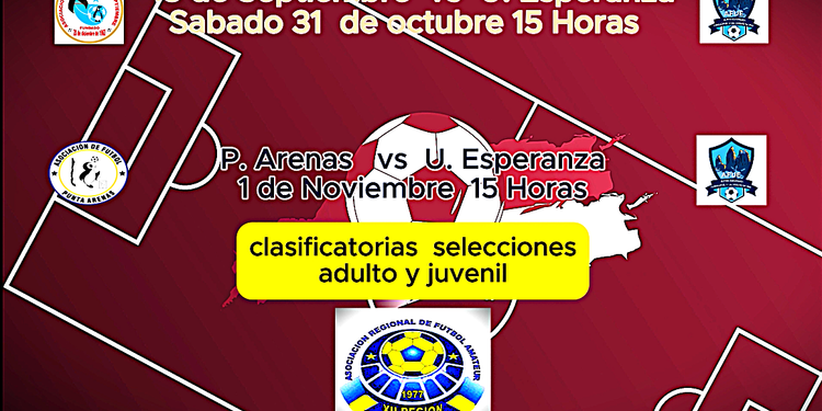 Anfa Regional busca representantes a nacional de Futbol amateur nivel selecciones Adulta y Sub 17