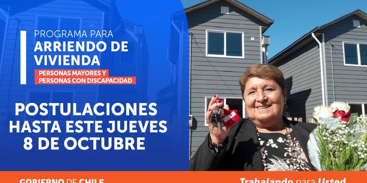 Minvu llama a postular a Subsidio de Arriendo Especial para personas mayores y con discapacidad