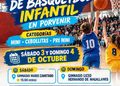 Porvenir se alista para un gran encuentro internacional de básquetbol infantil.
