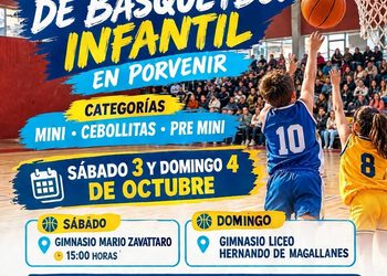 Porvenir se alista para un gran encuentro internacional de básquetbol infantil.