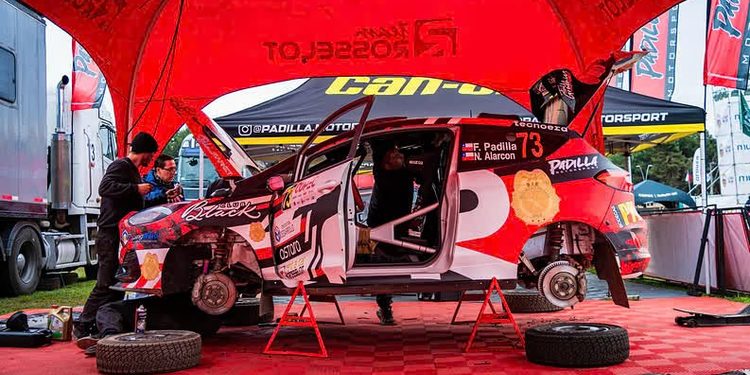 Felipe Padilla y Nicolás Alarcón dominan de principio a fin la jornada dominical de la RC3 en el RallyMobil de Coyhaique.